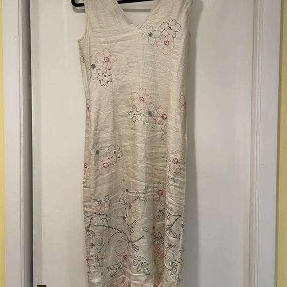 Willi Smith embroidered linen dress - Picture 6 of 6